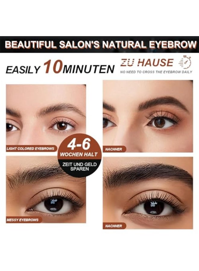 FLORA RUBY Brow Lamination Kit, DIY Eyebrow Lamination Kit At Home, Professional Result 6-8 Weeks Long Lasting, Instant Lift for Fuller Thicker Brows, صبغة حواجب - Image 3