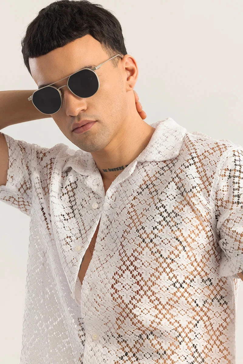 SNITCH Giulietta Snow White Crochet Shirts