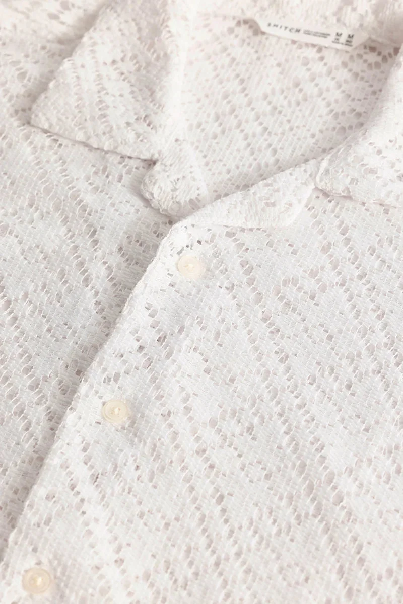 SNITCH Giulietta Snow White Crochet Shirts
