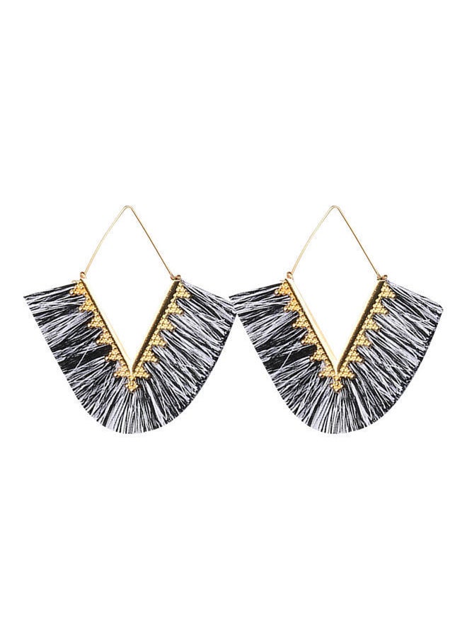 NIBEMINENT - V Tassel Dangle Earrings - Image 1