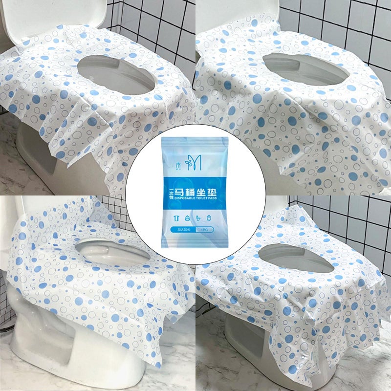 XL Portable Toilet Seat Covers 20 Pack Swallow Tail for Travel Outdoor Adults - Image 3