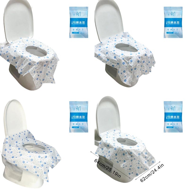 XL Portable Toilet Seat Covers 20 Pack Swallow Tail for Travel Outdoor Adults - Image 5