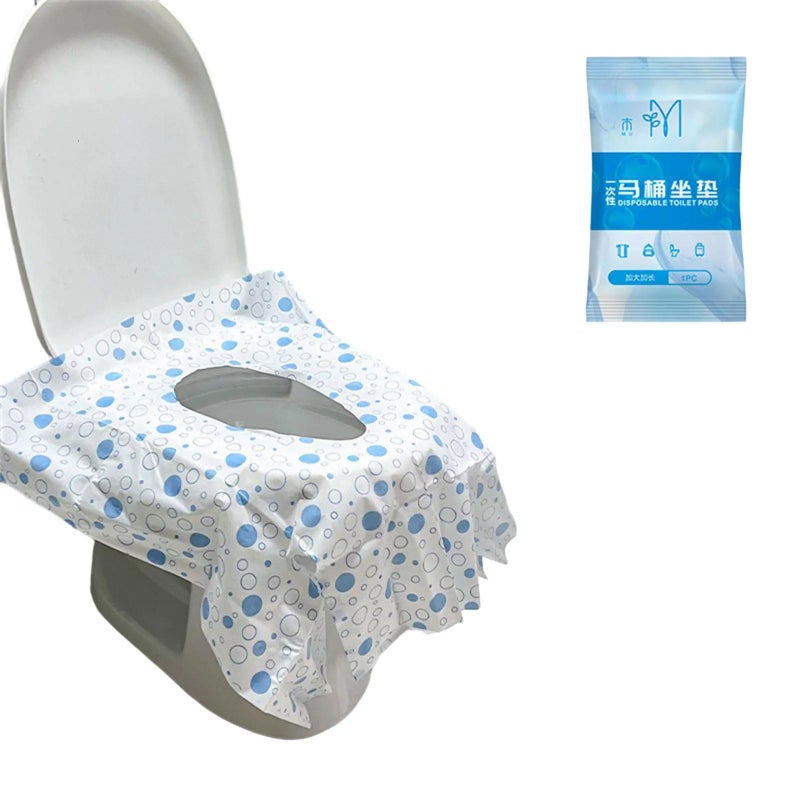 XL Portable Toilet Seat Covers 20 Pack Swallow Tail for Travel Outdoor Adults - Image 2
