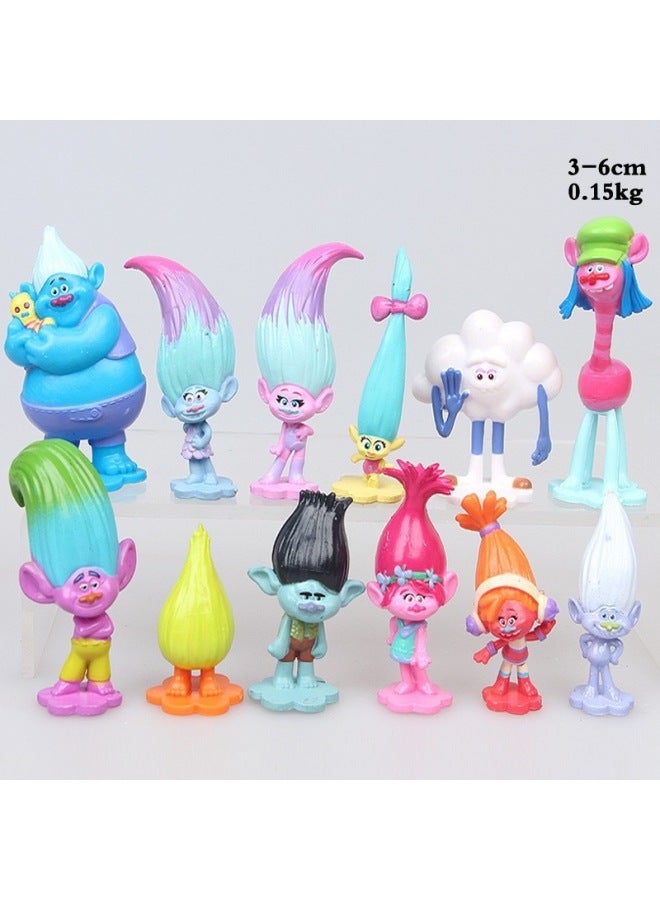 Masha And The Bear Hand-made Model Car Cake Ornaments Gashapon Doll Toy Doll Gift-Color:10 2 Generations (about 4-6cm/160g)  - Image 2