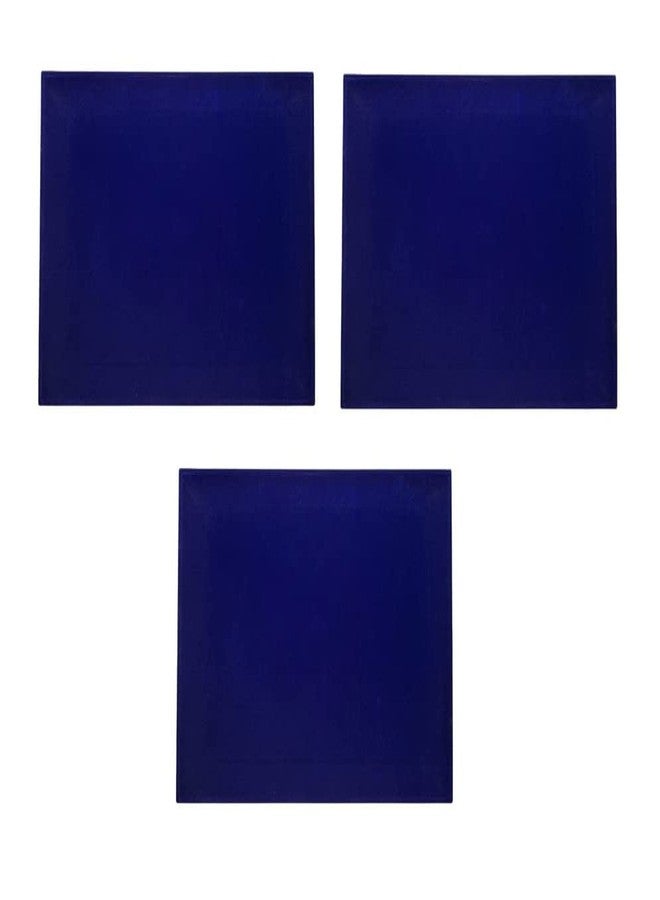 LUCKY STORE 14 x 10 inch Jewellery Velvet Tray For Jewellery Display/Jewellery Display Organizer Tray For Showing Rings, Bangles, Necklace, etc..Pack Of 3 - Image 1