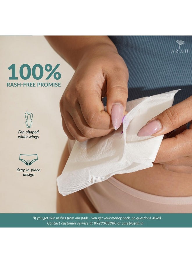 AZAH - Maternity Pads After Delivery For Women (10 Pads) | Extra Absorbent Maternity Pads Xxxl Size | Soft And Rash Free | For Postpartum Flow, Urine Incontinence, Ultra Heavy Flow | With Disposal Bags - Image 1