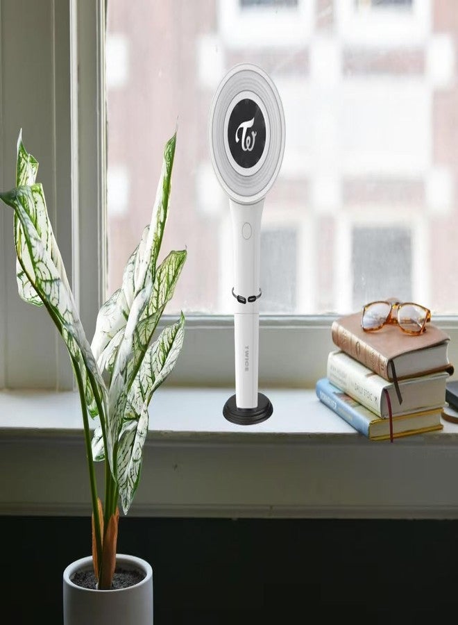 spansee Lightstick Stand Kpop, Holder for Official Lightstick, Display Stand Compatible for Stray Kids Lightsticks/ Enhypen Lightstick/ Ateez Lightstick/ Twice Lightstick, Set of 5, Black - Image 3