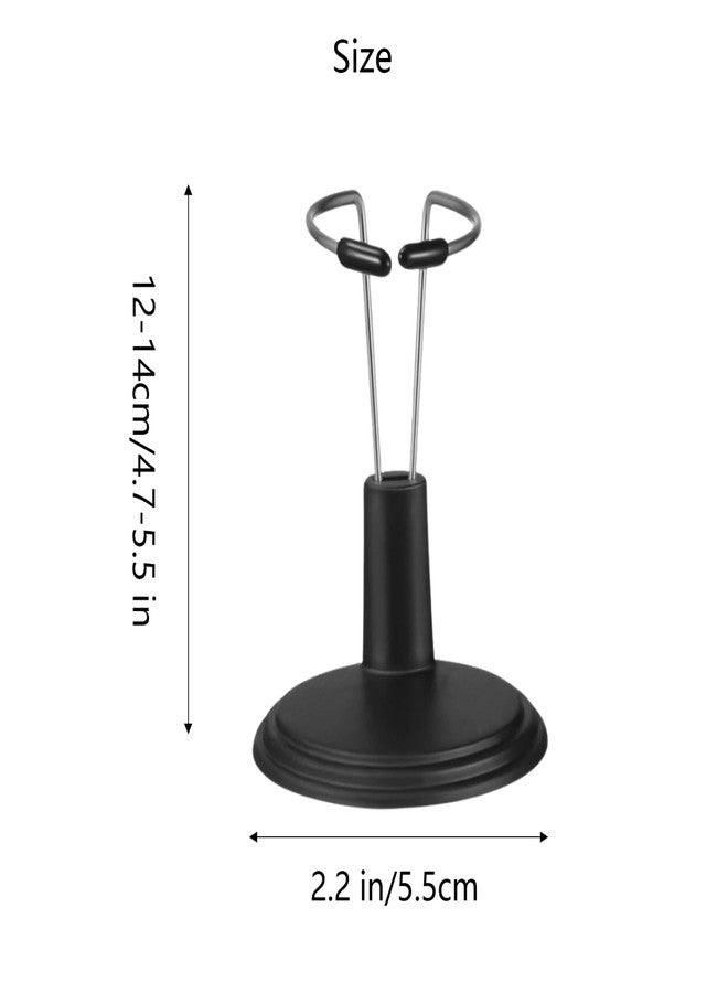 spansee Lightstick Stand Kpop, Holder for Official Lightstick, Display Stand Compatible for Stray Kids Lightsticks/ Enhypen Lightstick/ Ateez Lightstick/ Twice Lightstick, Set of 5, Black - Image 2