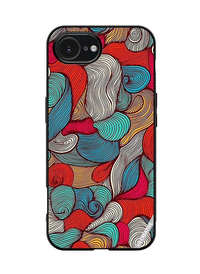 Protective Case Cover For Apple iPhone 16e Flower Design Multicolour
