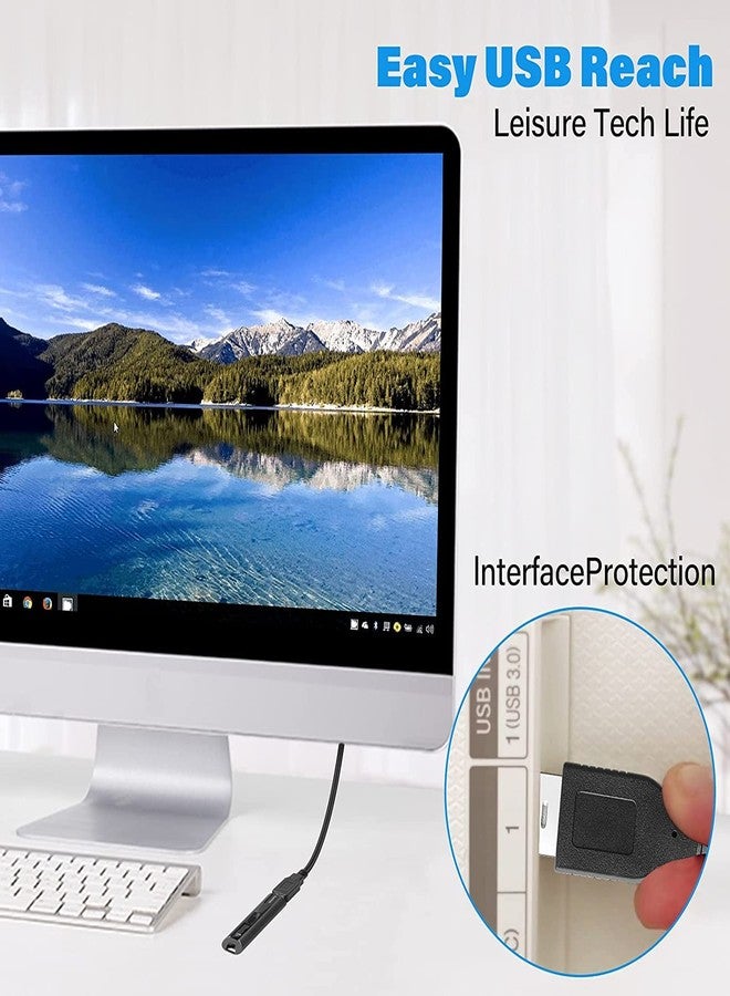 PASOW 2 Pack USB 3.0 Extension Cable SuperSpeed Type A Male to Female Extender Cord (3FT) - Image 5