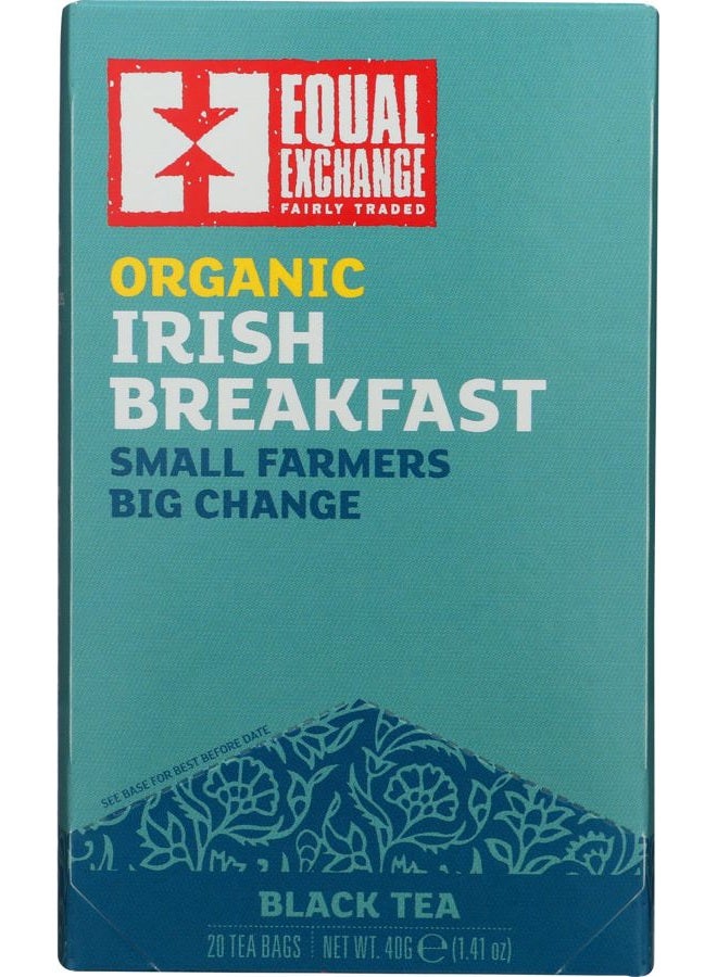 Equal Exchange , Tea Irish Breakfast Fair Trade Organic, 20 Count - Image 1