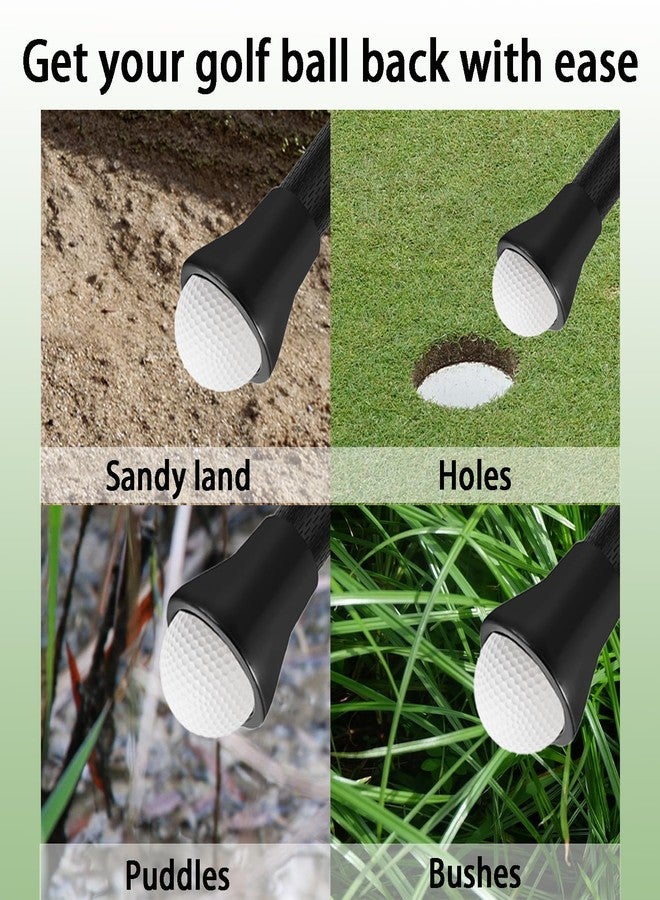 Biunnru Golf Ball Retriever Durable Golf Ball Picker with Suction Cup Tool for Putter and Wedge Handles Essential Golf Accessory for Effortless Ball Retrieval (6 Pack) - Image 3