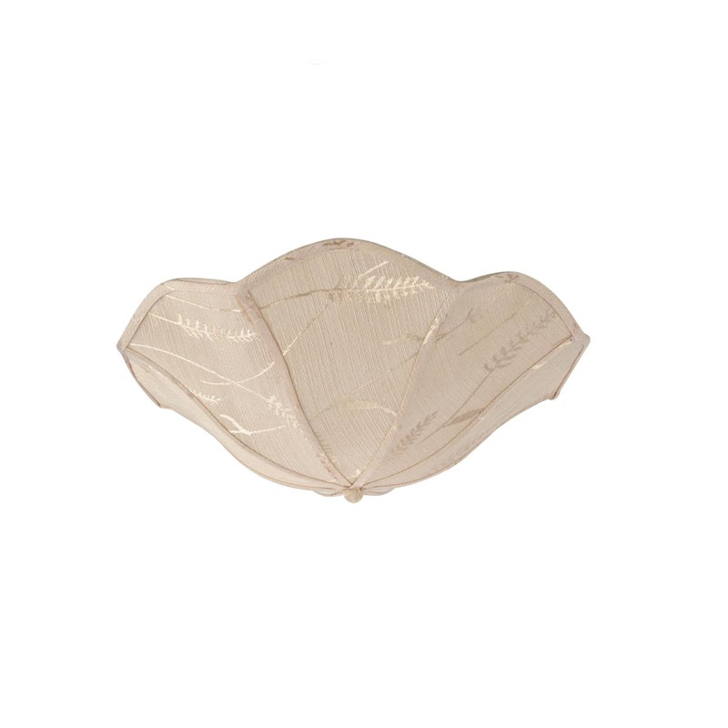 Aspen Creative 39005A Ceiling Clip-on Lamp Shade, Transitional Design in Yellowish Brown, 13" Diameter x 5" Height - Image 2