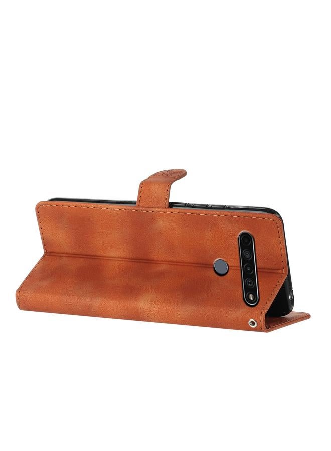 اس-توب جراب هاتف LG K51S من الجلد بنقشة زهور وفراشات - Image 5