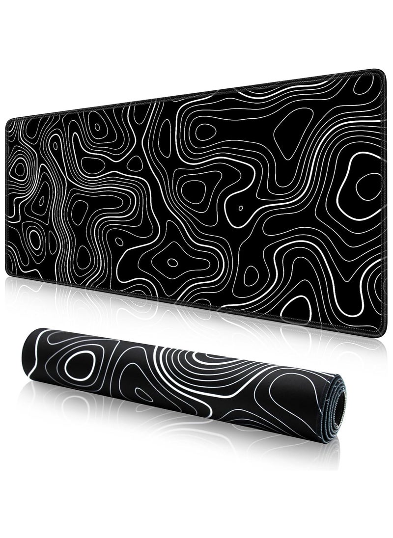 سومكايل كبير لوحة الماوس 900x400mm توسيع لوحة الماوس لعبة المضادة للانزلاق المطاط قاعدة لوحة الماوس لوحة مكتب مكتب مكتب لوحة المفاتيح لوحة الماوس نمط الغابات  - Image 1