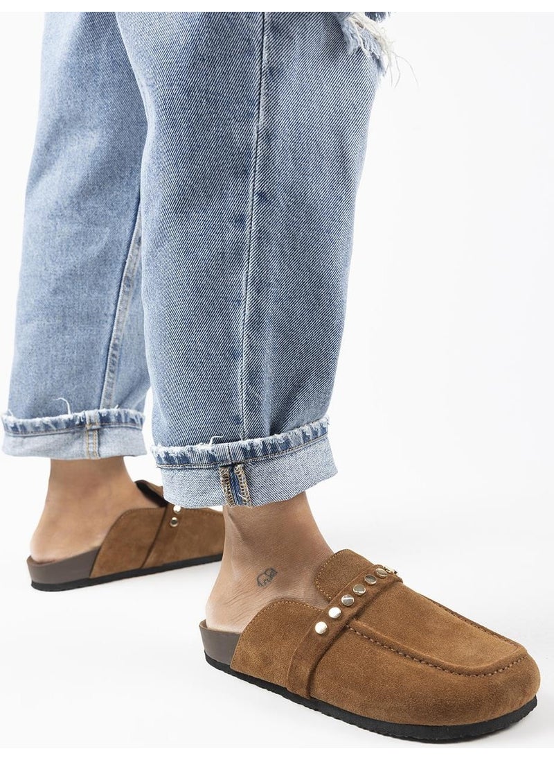 Manijero Bonita 2 Women's Genuine Leather Trocque Sabo Taba Slippers  - Image 4