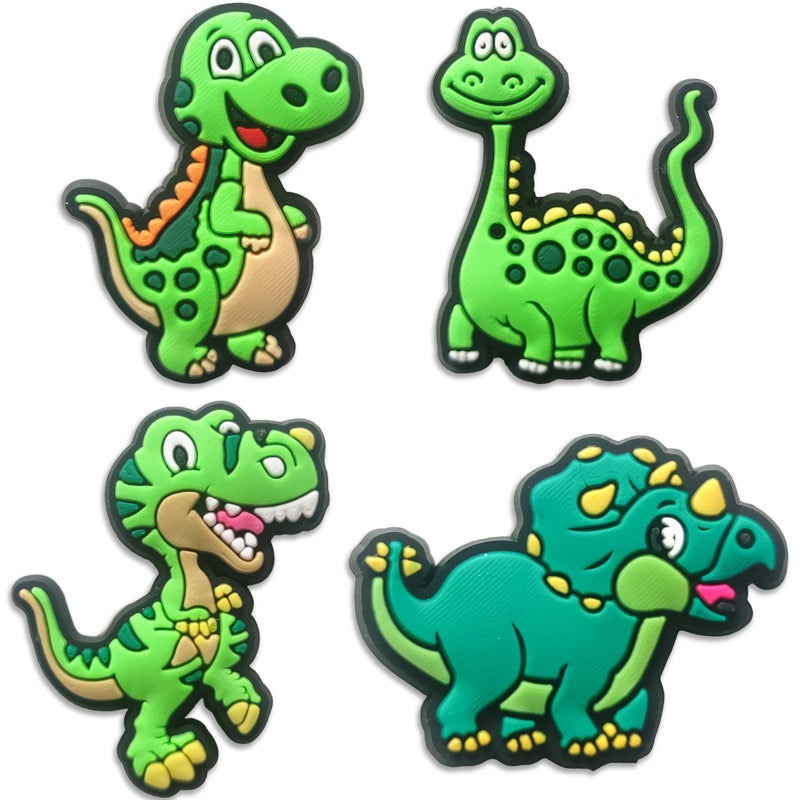Mowzury Car & Dinosaur Shoe Charms for Boys, 24 PCS Dino & Truck Shoe Decoration Pins for Clog, Cute Shoe Accessories for Kids Party Favor Gifts - Image 3