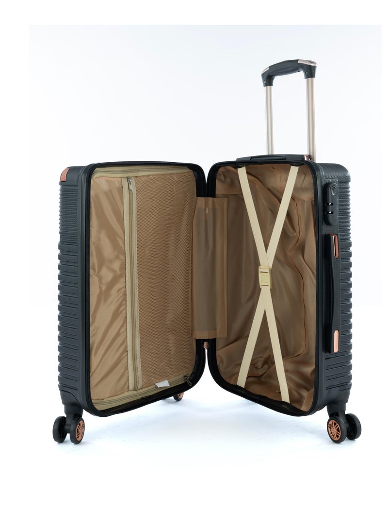 LIMRA cabin carry check-in luggage trolley size 20 inch black - Image 4