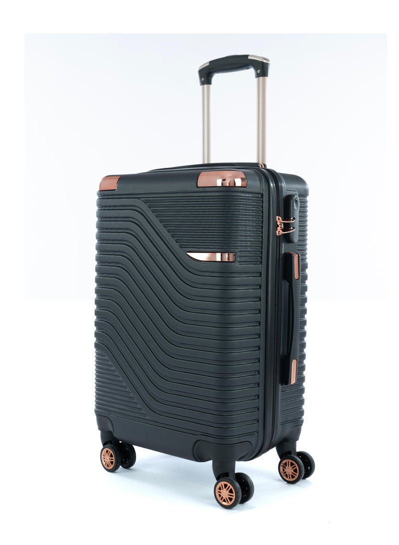 LIMRA cabin carry check-in luggage trolley size 20 inch black - Image 1