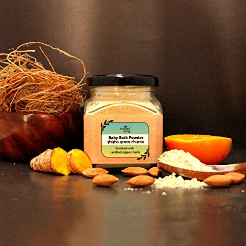 Ancient Living Organic Baby Bath Powder - 100 Grams Jar - Image 2