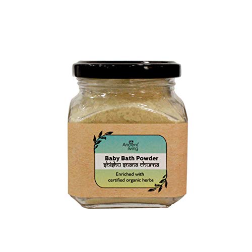 Ancient Living Organic Baby Bath Powder - 100 Grams Jar - Image 1