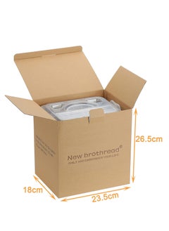 New brothread New brothread 4 Layers Stackable Clear Storage Box/Organizer for Holding 80 Spools Home Embroidery & Sewing Thread (Spool Size Requirement: Height≤2.2"/5.6CM; Width≤1.69"/4.3CM)  - Image 2
