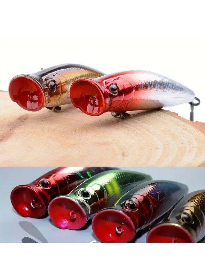 Big Splash Surface Lure Floating Long Casting Lure 3.39 Inch 16G Green Magnetic System Spraying Artificial Fishing Bait - Image 2