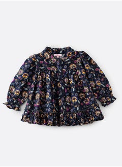 All over printed woven top
