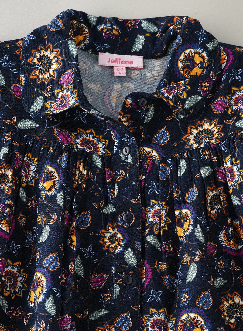 Jelliene All over printed woven top