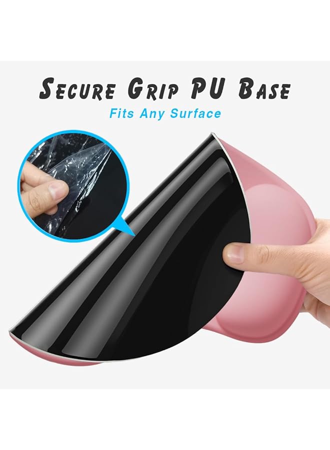 erorex Office Mousepad With Gel Wrist Support Ergonomic Gaming Desktop Mouse Pad Wrist Rest Design Gamepad Mat Rubber Base For Laptop Computer Silicone Non Slip Special Textured Surface 03Black  - Image 5