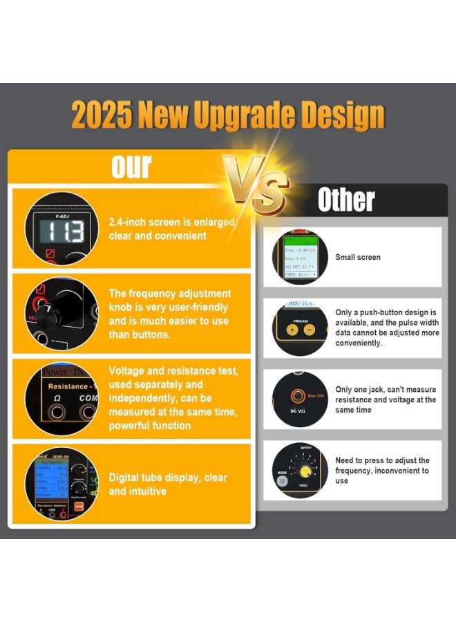 QDB-4A Ignition Coil Tester, Automobile Actuator Drive Detector, Drive Fault Tester for Test Including Injector Solenoid Valves Idle Stepping Instrument Urea Pump Motors Driver Treasure - Image 5