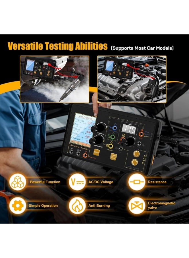 QDB-4A Ignition Coil Tester, Automobile Actuator Drive Detector, Drive Fault Tester for Test Including Injector Solenoid Valves Idle Stepping Instrument Urea Pump Motors Driver Treasure - Image 3