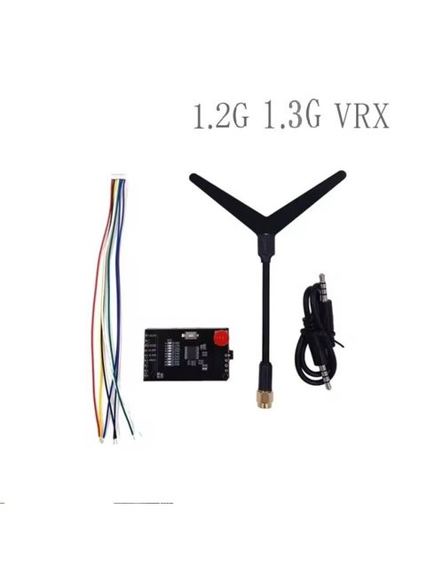 1.2G 1.3G 800mW VTX Figure Transmission 9CH Transmit And Receive 0.8W (Upgrade 1W) Wireless Figure Transmission DMKR-Color:1.2g 1.3g 9ch Vrx Receiving (old Version)