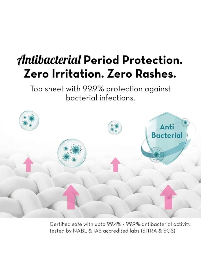 Plush Comfort High Waist Disposable Period Panty for Girls Heavy Flow- 10 Pcs M/L (60-100cm) | Anti-Bacterial, Non-Bulky 12-Hr Protection | 360° Coverage 100% Rash-Free Period Panties - Image 4