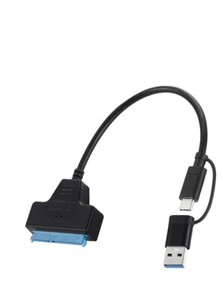 USB 3.0 & Type-C 3.0 to SATA Hard Drive Adapter Cable