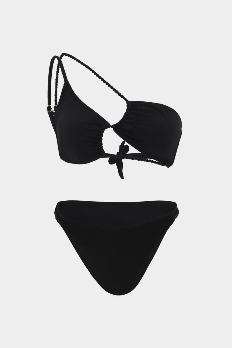 Açelya Okcu Azalea Okcu Premium Asymmetric Freya Slim Fit Women's Bikini Top  - Image 1