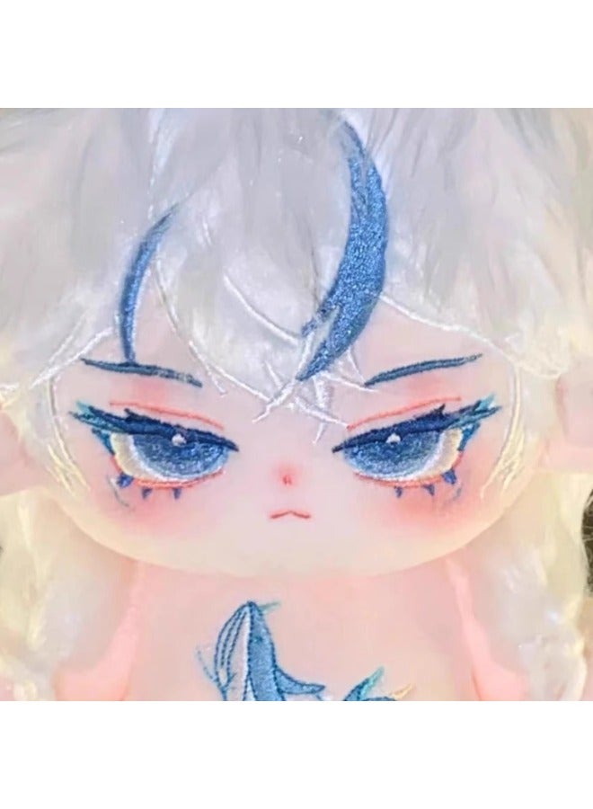 Back To Cold Cotton Doll 20cm Naked Doll Fried Mao Doll Clothes Men's Handsome Dress-up Doll Gifts For Girls-Specifications:20cm With Skeleton Installed-Color:Tracing Cold Naked Baby Tracing Wind Detector Baby Clothes [Gift]] - Image 4