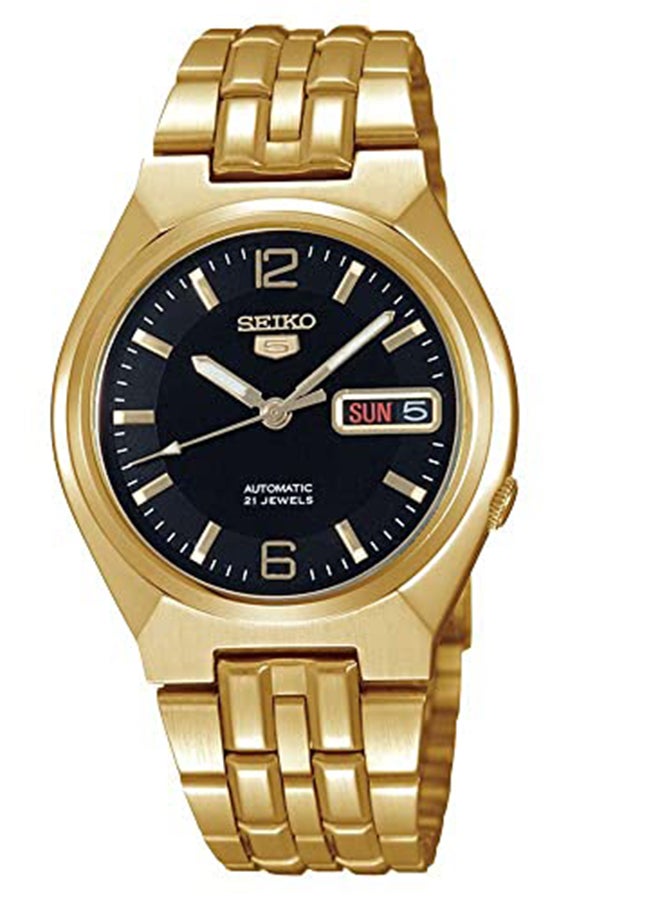 Seiko ساعة يد رجالية أنالوج دائرية من الفولاذ المقاوم للصدأ SNKL66K1 - 38 مم