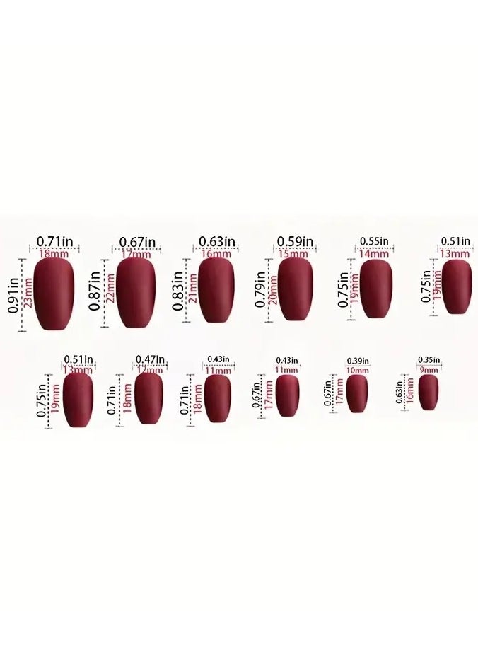 24pcs/set Solid Color Press On Nails, Multi Shape Fake Nails, Glossy Full Cover False Nails For Women And Girls - pzsku/ZFD8CF25E6C453EC47525Z/45/_/1707808051/52aec568-c53c-40d0-9a87-286b8139354d