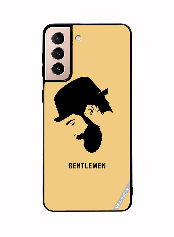 VR CREATIVE Protective Case Cover For Samsung Galaxy S21 5G Gentlemen Design Multicolour - Image 1