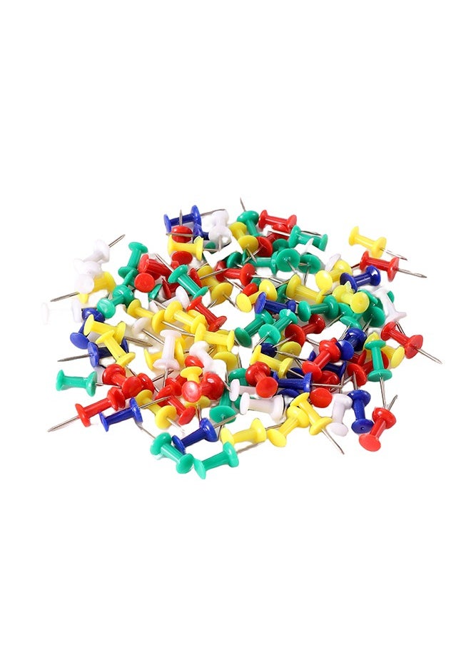 LAWAZIM Colored Push Pins - Assorted Colors Decorative Bulletin Board Tacks with Sharp Point and Secure Grip for Office and School Projects - Craft DIY Projects Scrapbooking and Classroom Activities  - Image 2