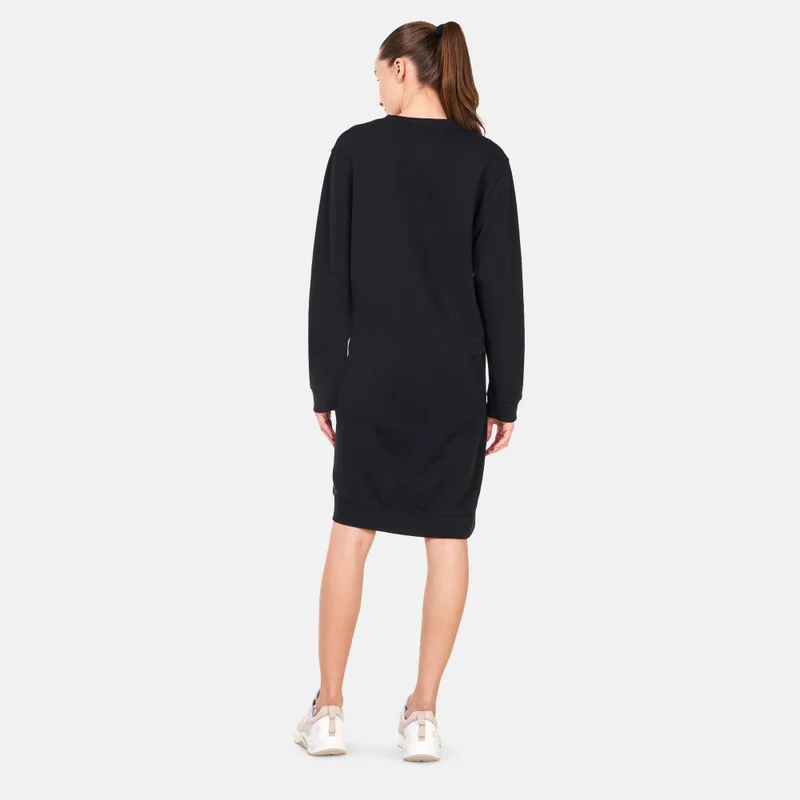 Timberland Women's Check-Logo Crewneck Dress