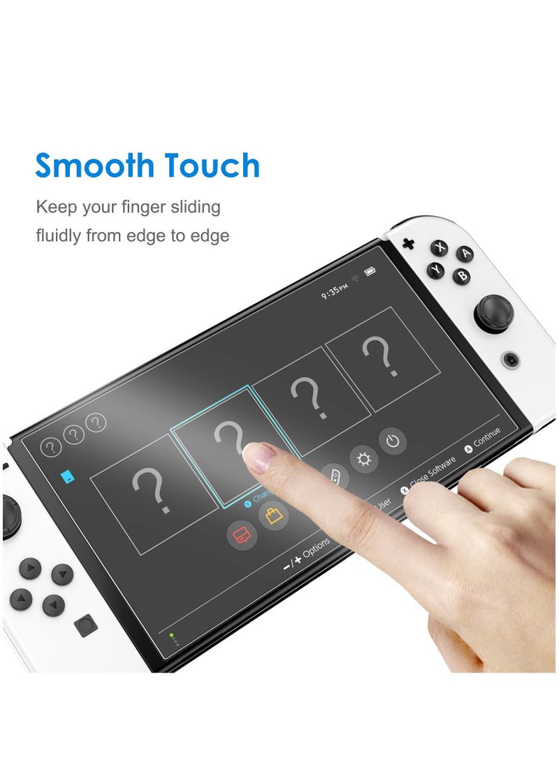 1Pcs Tempered Protective Glass for Nintendo Switch OLED Console 9H Premium Screen Protector Film  - Image 5