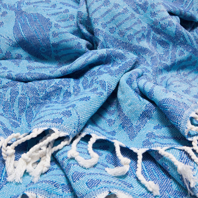 ANEMOSS Sail Patterned Turkish Peshtemal, 100% Cotton, Free of Microfiber, Synthetic and Polyester, Soft, Quick Dry, Versatile Beach, Pool and Bath Peshtemal, for Kids and Adults, 39x70 inch - Image 4