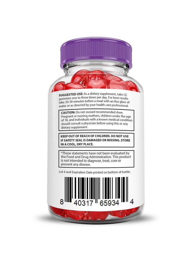 Justified Laboratories (2 Pack) Pure Slim Keto ACV Gummies Extreme 2000MG PureSlim Keto Gummies Advanced Formula Apple Cider Vinegar with Pomegranate Beet Juice Powder B12 Vegan Non GMO 120 Gummys - Image 5