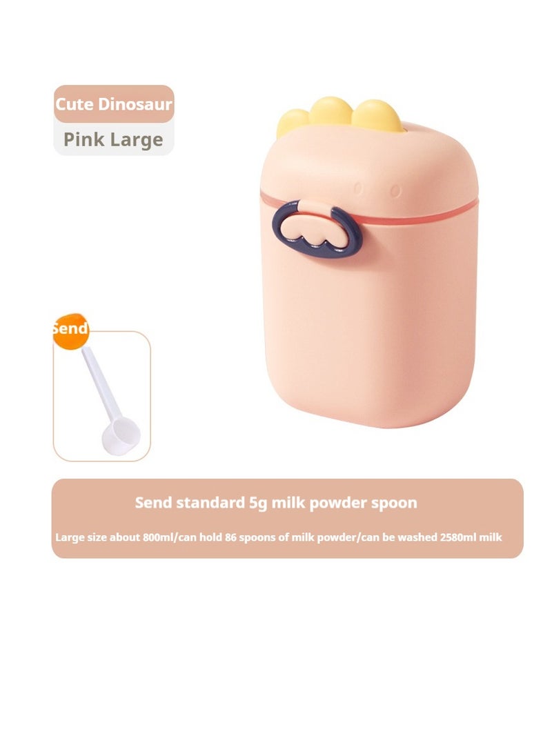 Generic Reusable Formula Dispenser Milk Powder Baby Food Box Blend Container, Travel Milk Containers, Outdoor Baby Picnics, Milk Powder, Snacks, Candy, Portable Fruit Containers (Large)  - Image 2
