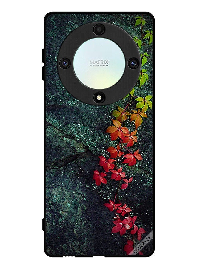 Covernex غطاء حماية لهاتف Honor X9a بأوراق جميلة - Image 1