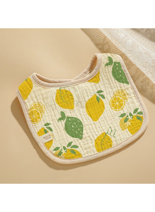 Baby Gauze Bib Pure Cotton Type A Slippery Towel Baby Anti-spitting Newborn Bib For Men And Women Spring And Summer Thin