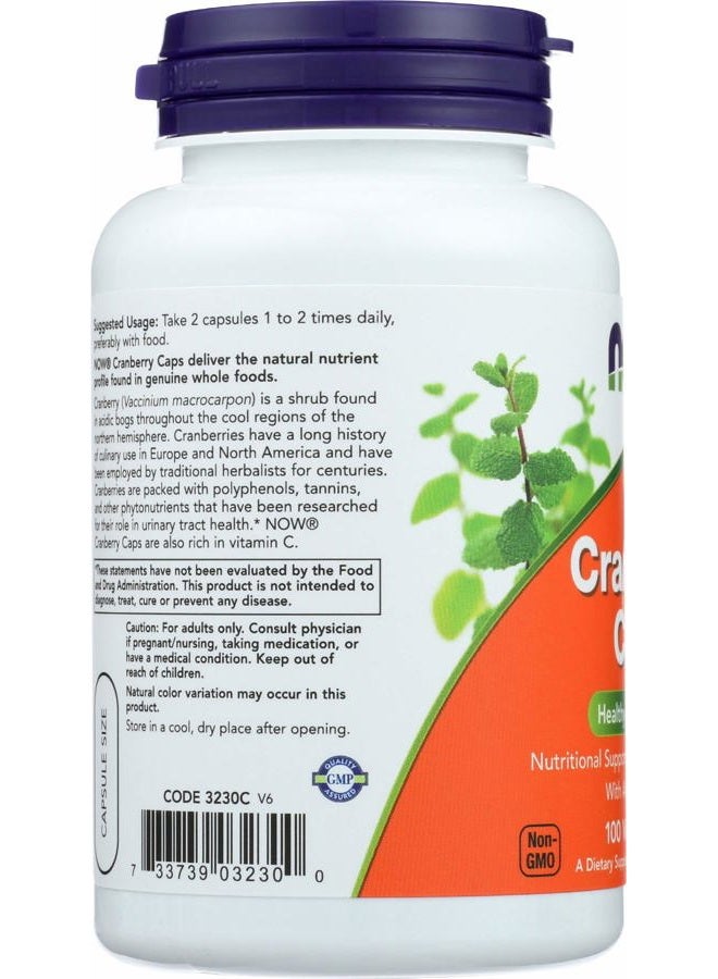 Now Foods Cranberry Caps 100 Capsules - Image 5