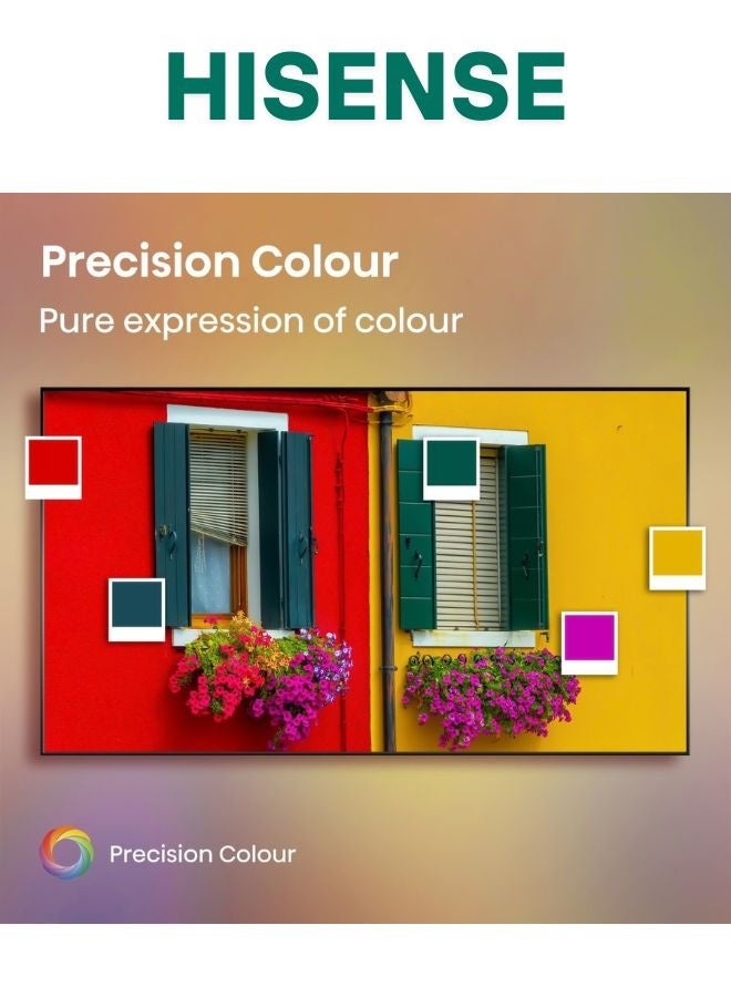 Hisense 55-Inch 4K UHD Smart TV – Ideal for Home Entertainment, Movies & Gaming | Dolby Vision & Audio, VIDAA OS, Game Mode, Bluetooth, HDMI, WiFi (55A62QS - 2025 Model) 55A62QS Black - Image 4